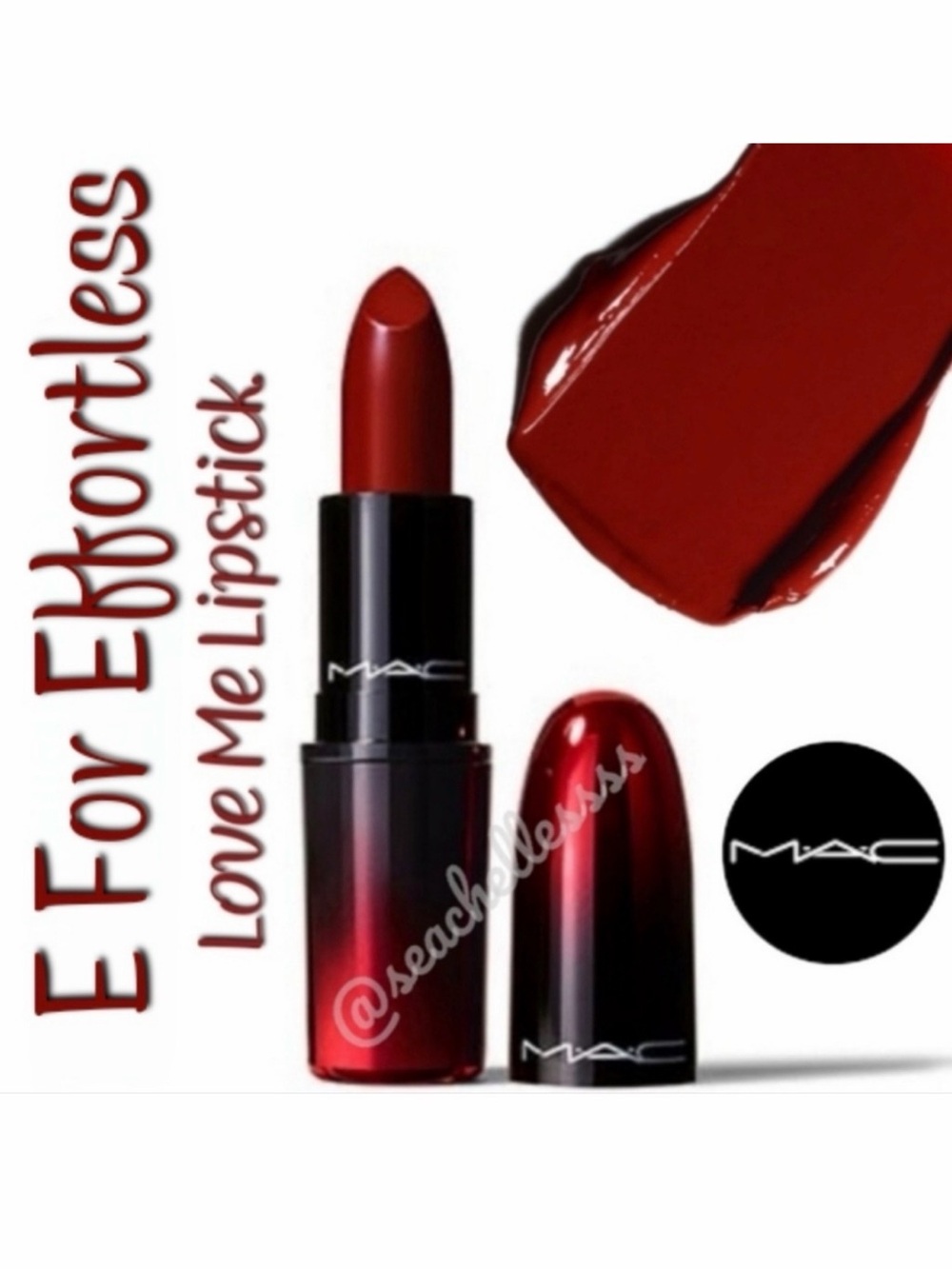 E For Effortless | Mac Love Me Lipstick | Brand New in Box Authentic